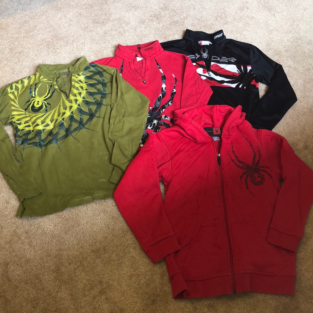 4 Piece Winter Spyder Bundle Lot Boys Xl